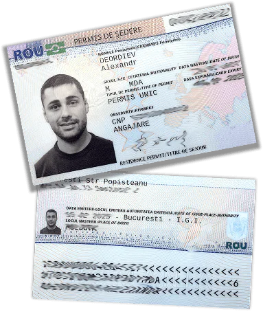 Permis de Sedere – ВНЖ Румынии